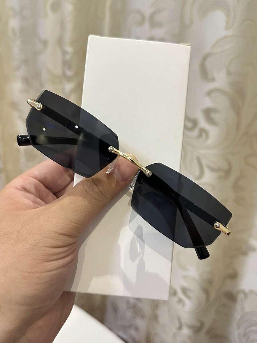 SHEIN CZARNE OKULARY PRZECIWSŁONECZNE S07