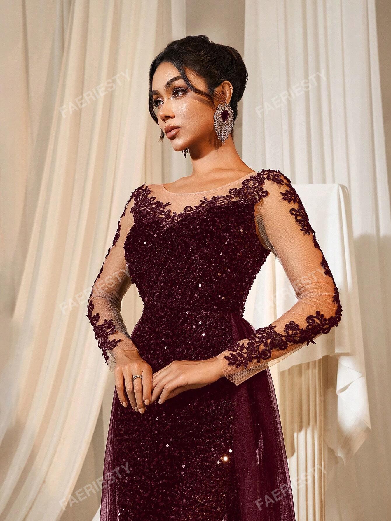 FAERIESTY BORDOWA MAXI SUKIENKA S09__M
