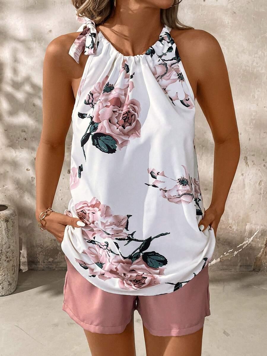 SHEIN RÓŻOWE SPODENKI CASUAL S06__S
