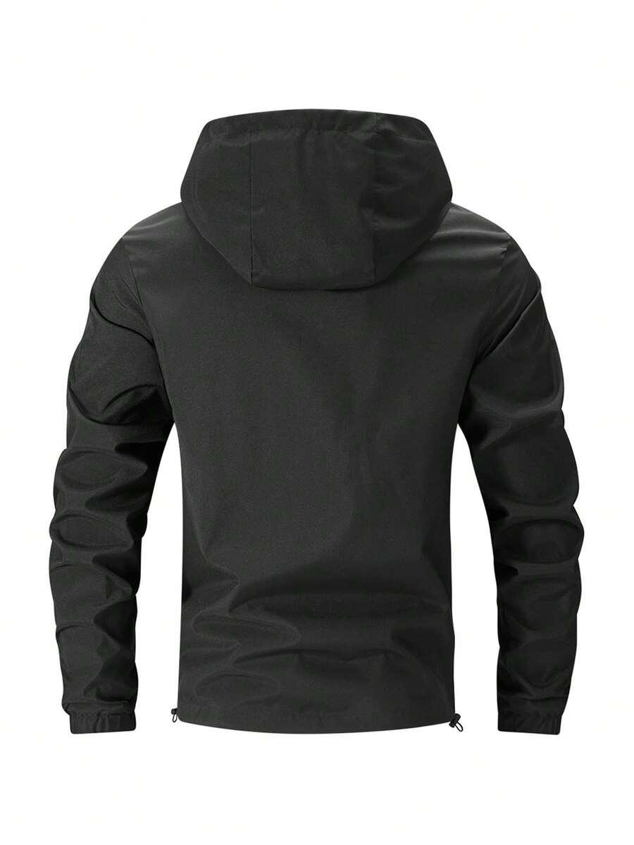 SHEIN CZARNA KURTKA KAPTUR W01__3XL