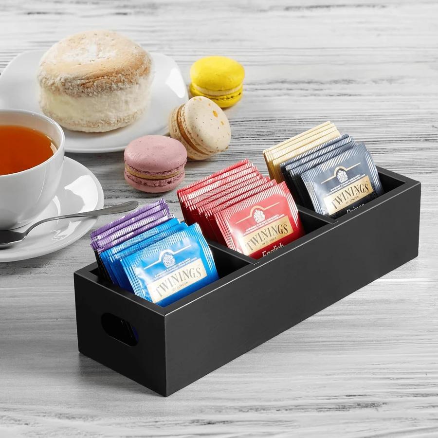 SHEIN CZARNY ORGANIZER NA HERBATĘ S07__24X7