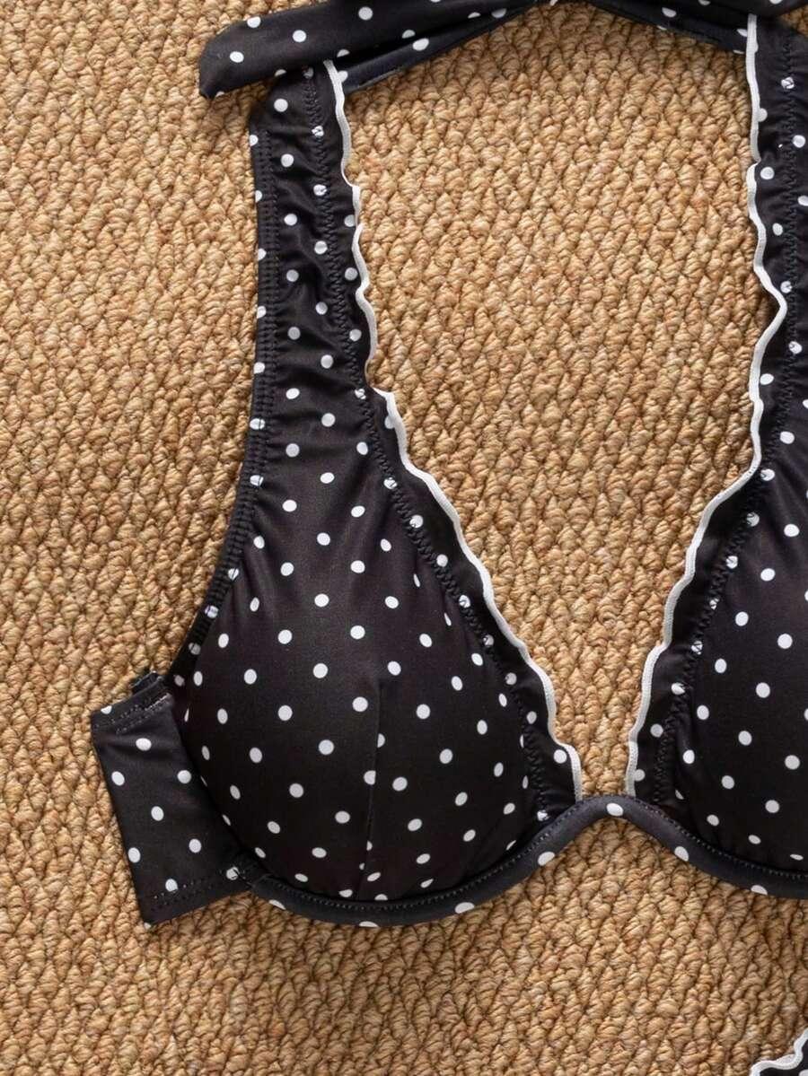 SHEIN DWUCZĘŚCIOWY STRÓJ KĄPIELOWY S09__L