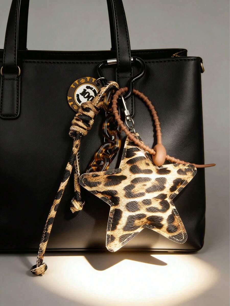 SHEIN BRELOK GWIAZDA ANIMAL PRINT