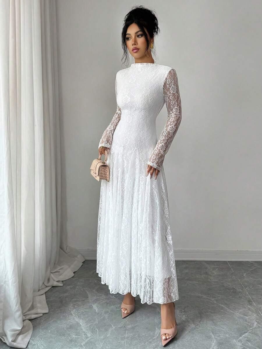 SHEIN KORONKOWA BIAŁA SUKIENKA S06__XXS