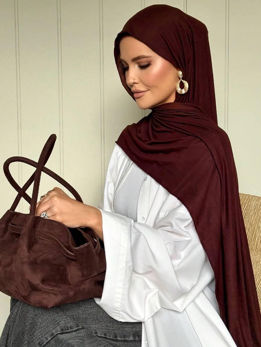 SHEIN BORDOWA CHUSTA NA GŁOWĘ S07__170X60