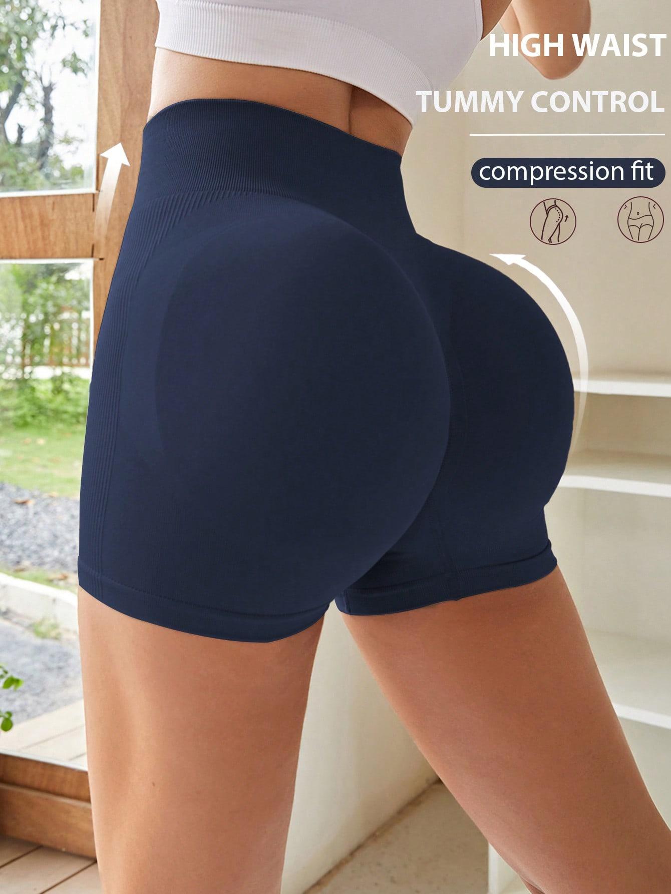 SHEIN GRANATOWE SPODENKI SPORTOWE S09__XS