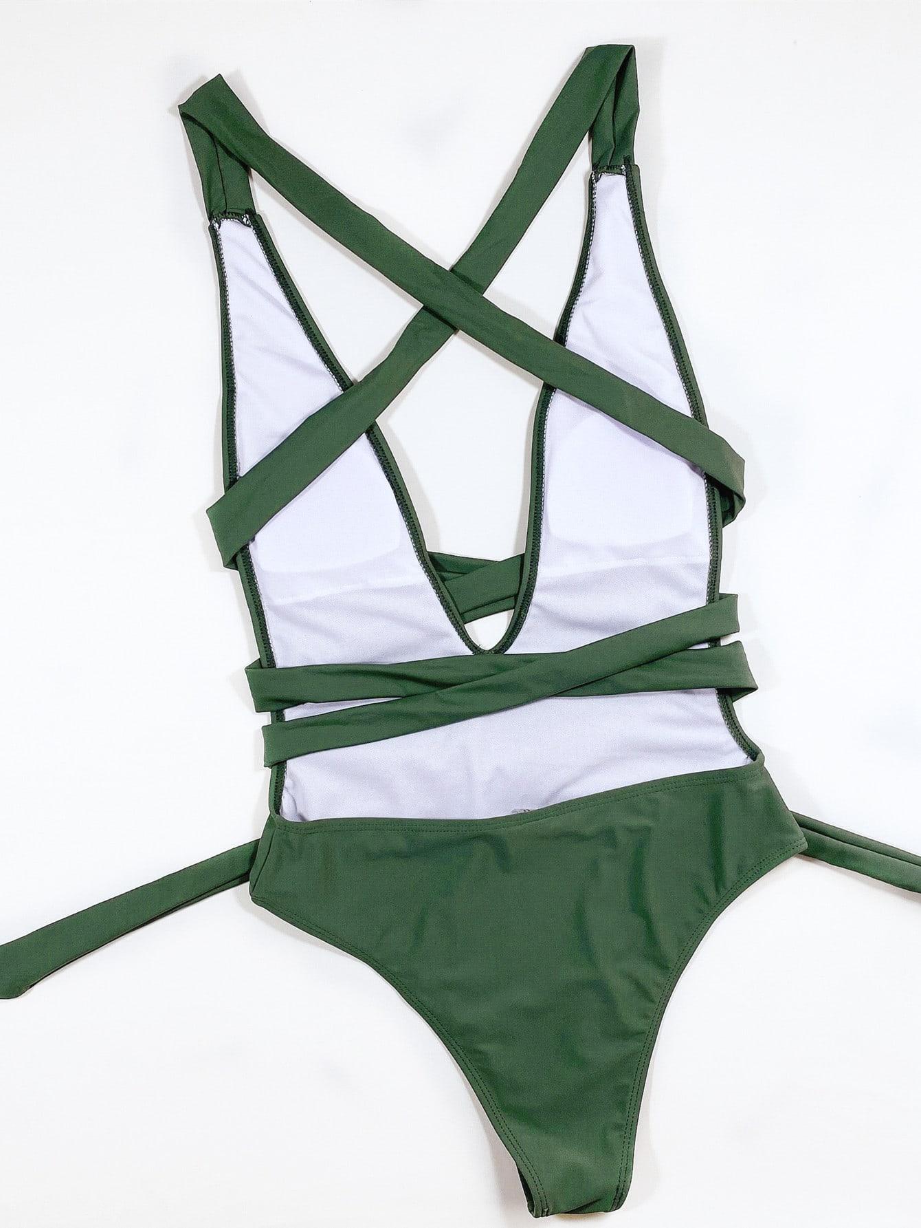 SHEIN JEDNOCZĘŚCIOWY STRÓJ KĄPIELOWY S09__S
