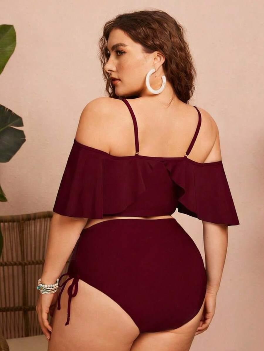 SHEIN DWUCZĘŚCIOWY STRÓJ KĄPIELOWY S09__XXL