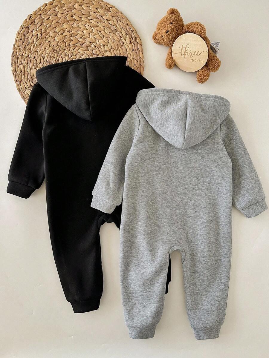 SHEIN KOMBINEZON Z KAPTUREM 2-PACK S06__74/80