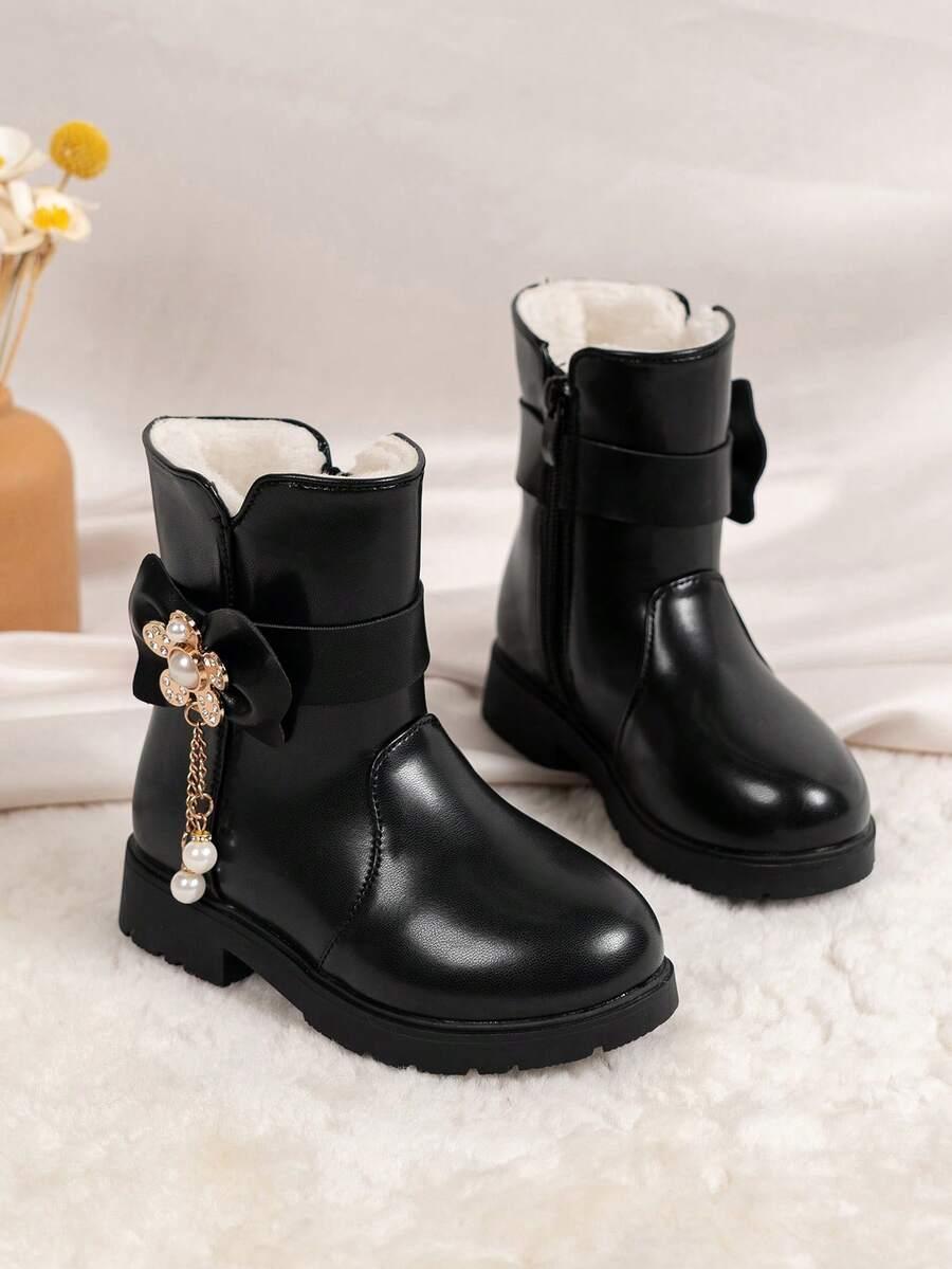 SHEIN CZARNE BOTKI ZDOBIENIE W01__32
