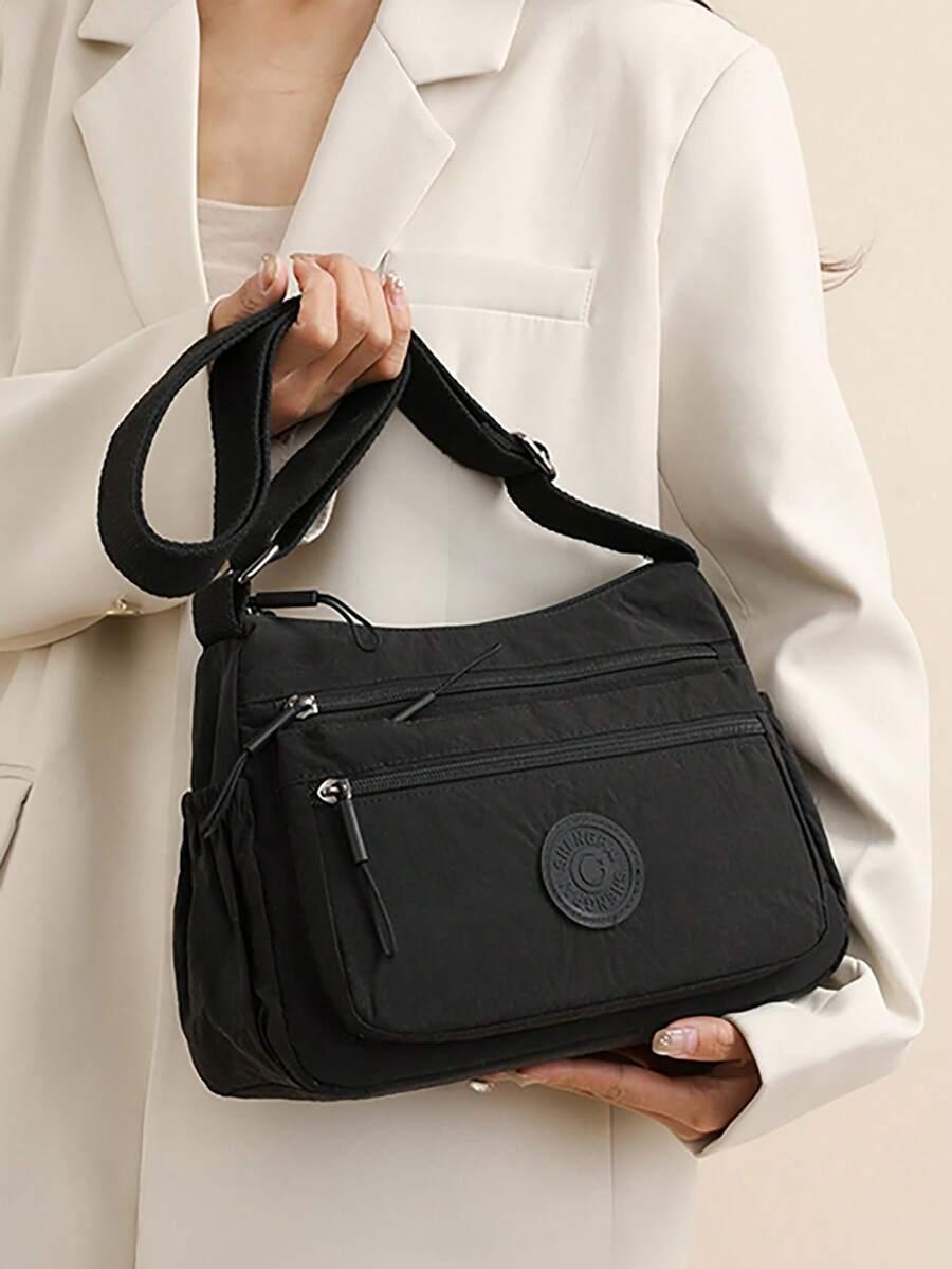 SHEIN CZARNA TOREBKA NA RAMIĘ S07__27X20