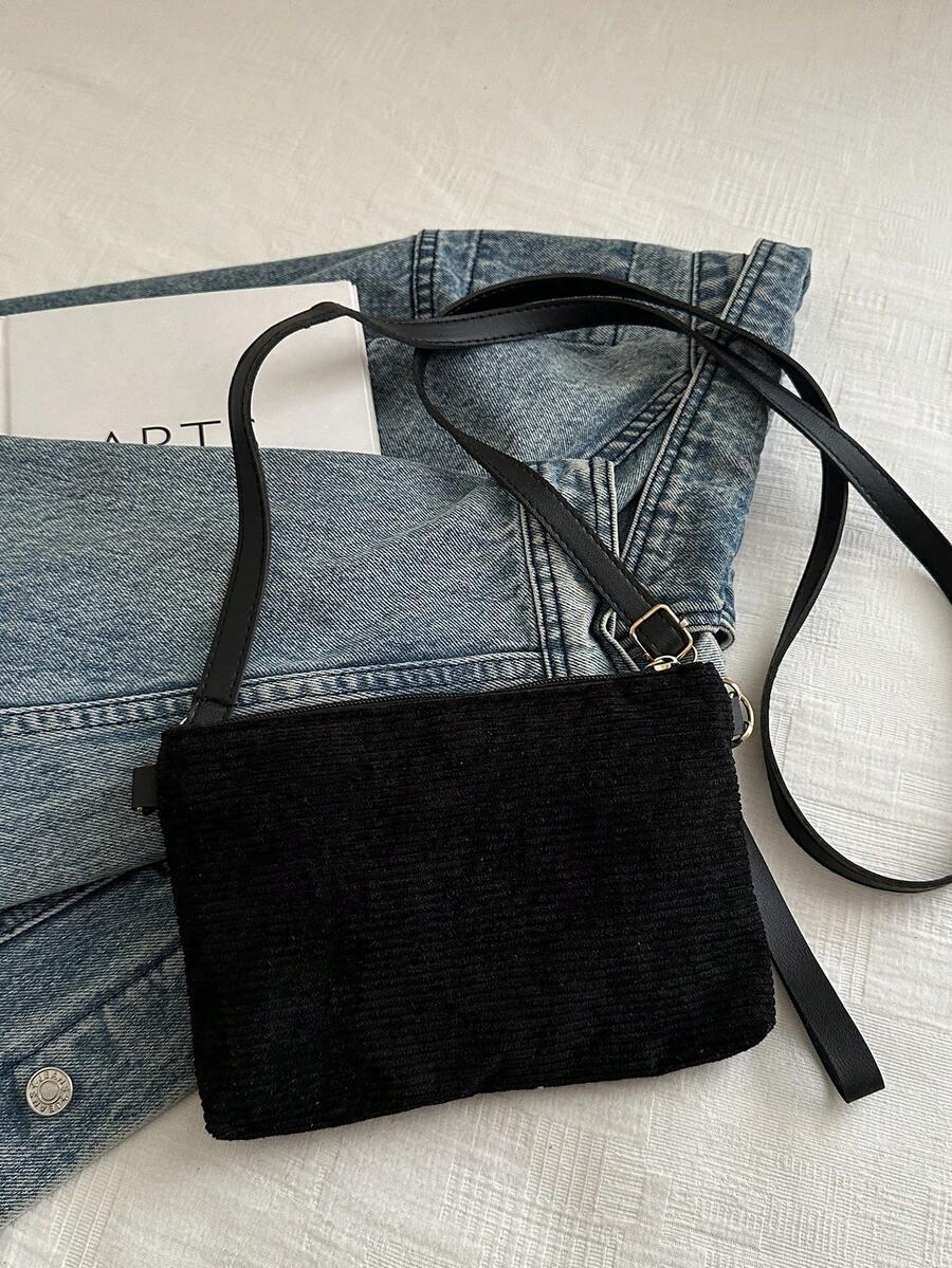 SHEIN CZARNA TOREBKA NA RAMIĘ S07__22X14