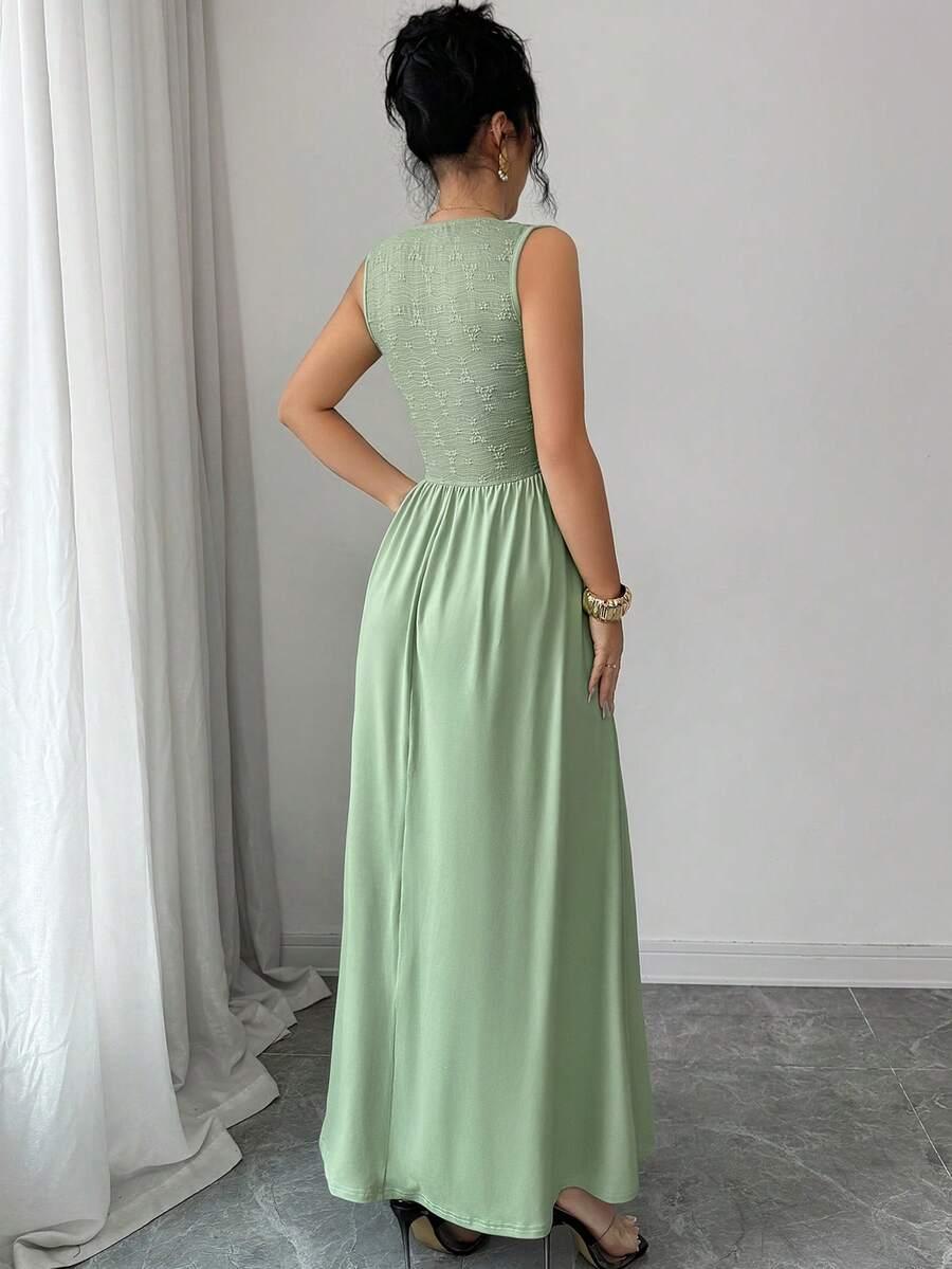 MODELYN ZIELONA MAXI SUKIENKA S06__M