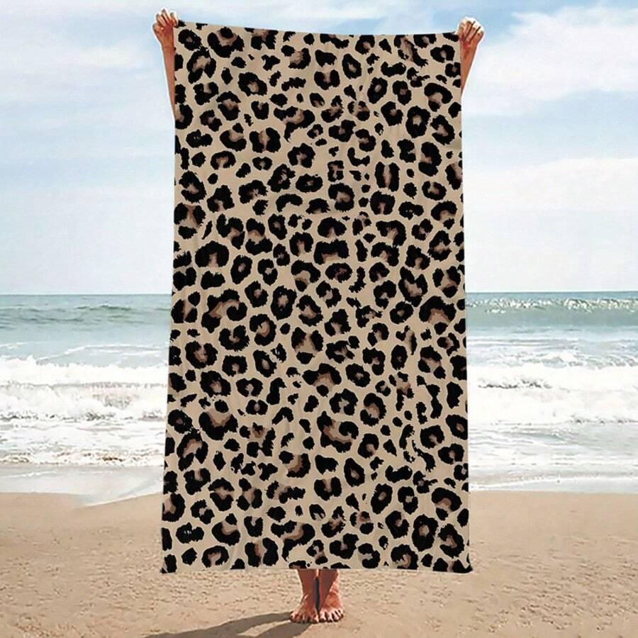 SHEIN RĘCZNIK PLAŻOWY ANIMAL PRINT 90X180
