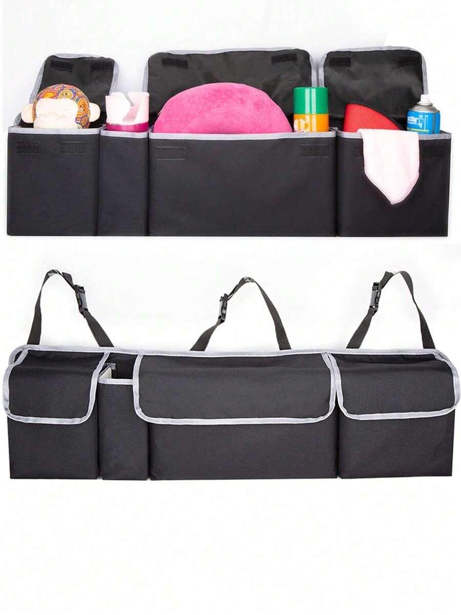 SHEIN CZARNY ORGANIZER SAMOCHODOWY S07__25X88,5CM
