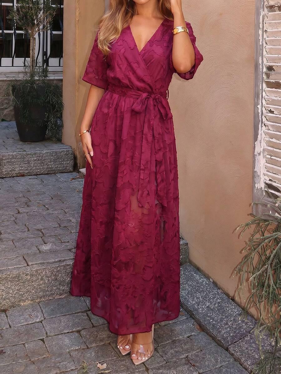 SHEIN MAXI SUKIENKA TEKSTURA S06__XL