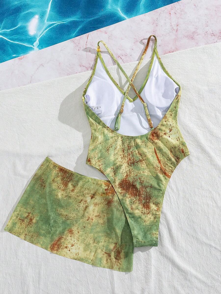 SHEIN JEDNOCZĘŚCIOWY STRÓJ KĄPIELOWY S09__XL