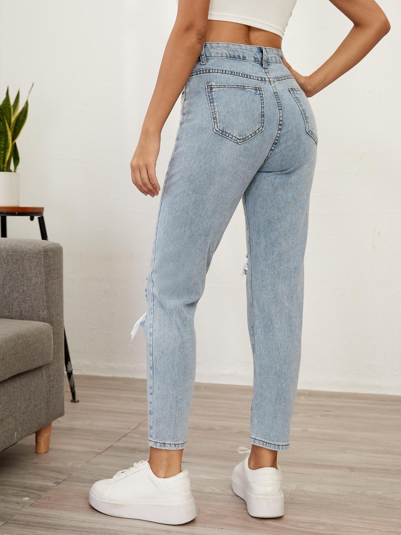 SHEIN NIEBIESKIE SPODNIE JEANS S06__M