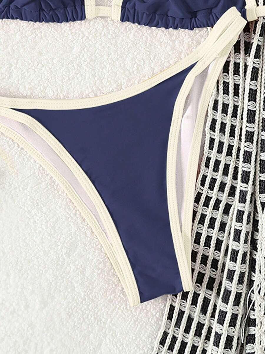 SHEIN DWUCZĘŚCIOWY STRÓJ KĄPIELOWY S06__M