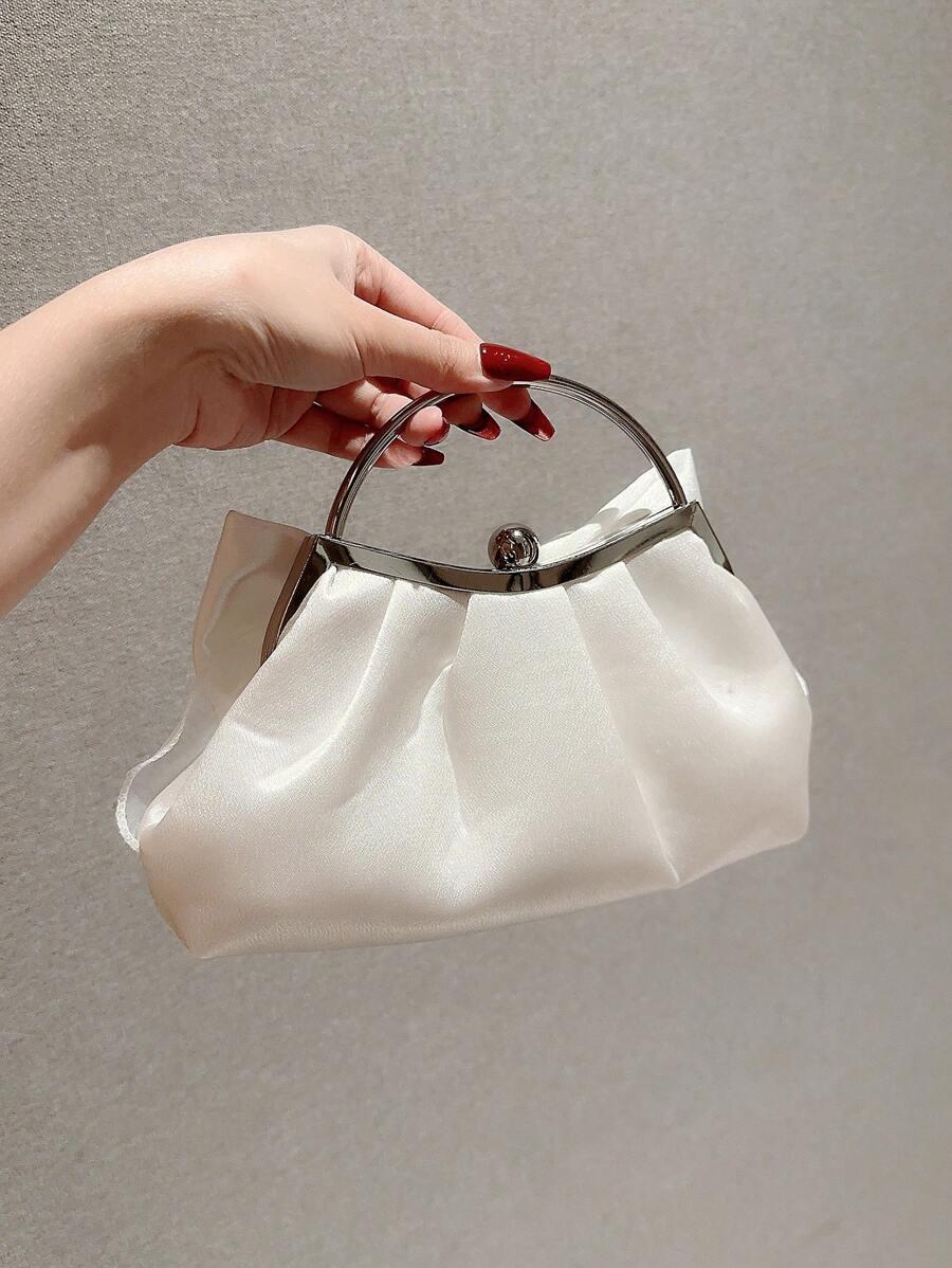 SHEIN BIAŁA TOREBKA KOKARDA S07__25X13