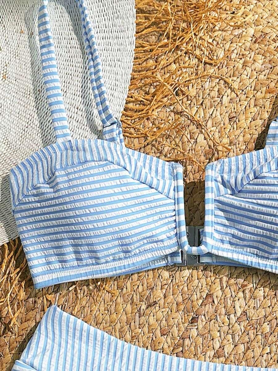 SHEIN DWUCZĘŚCIOWY STRÓJ KĄPIELOWY S09__XS