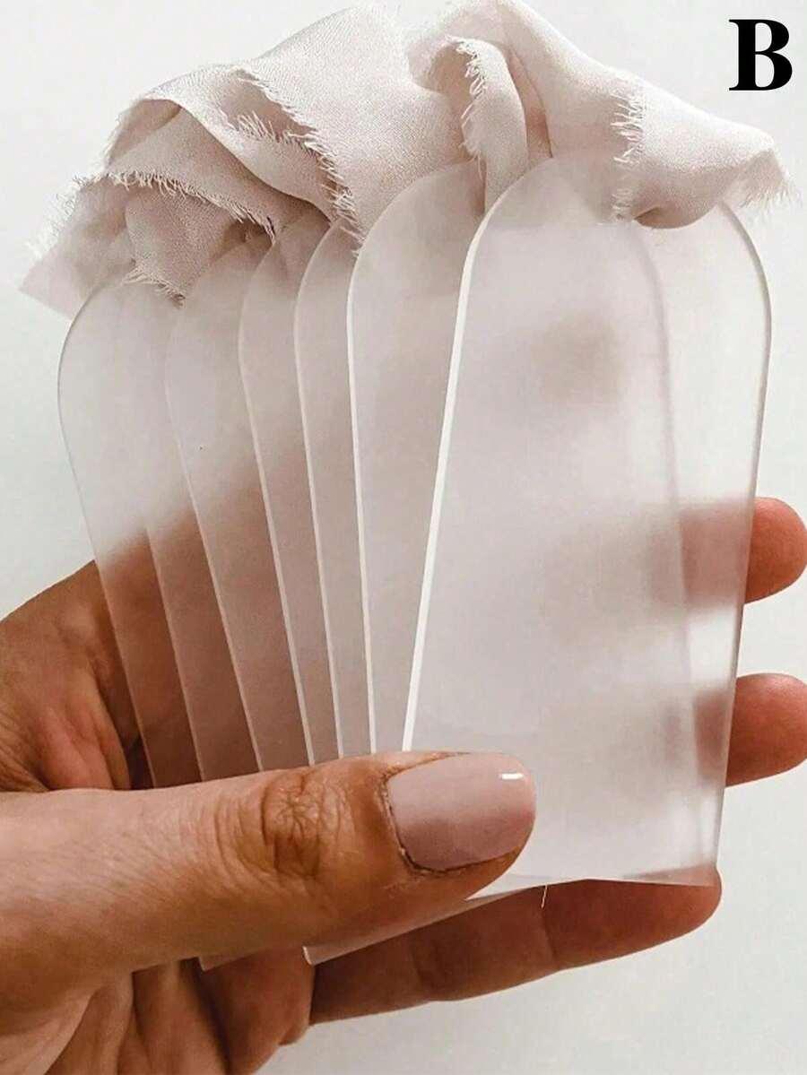 SHEIN BIAŁA ETYKIETKA ŚLUBNA S07__20-PACK