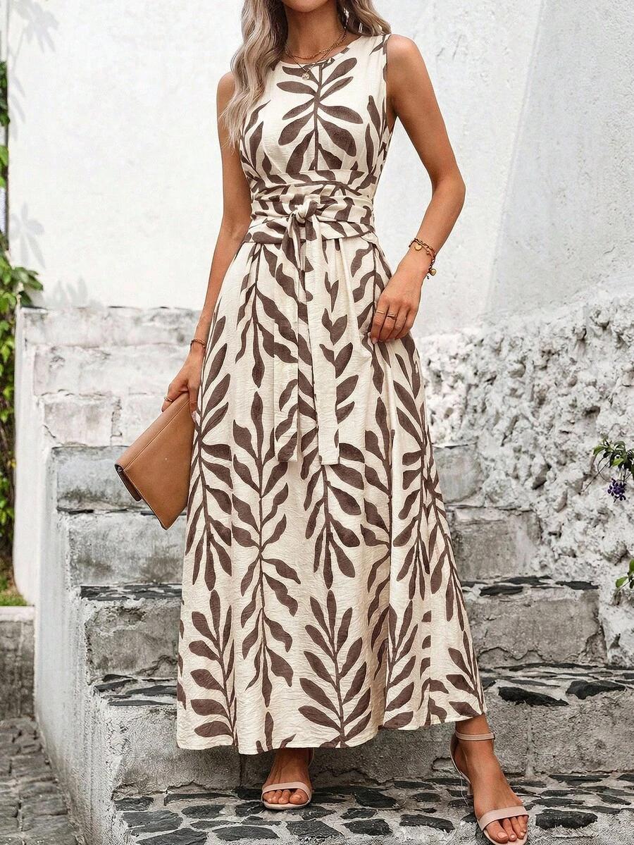 SHEIN MAXI SUKIENKA BEZ RĘKAWÓW S06__S