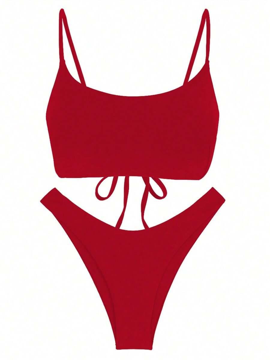 SHEIN DWUCZĘŚCIOWY STRÓJ KĄPIELOWY S09__XS