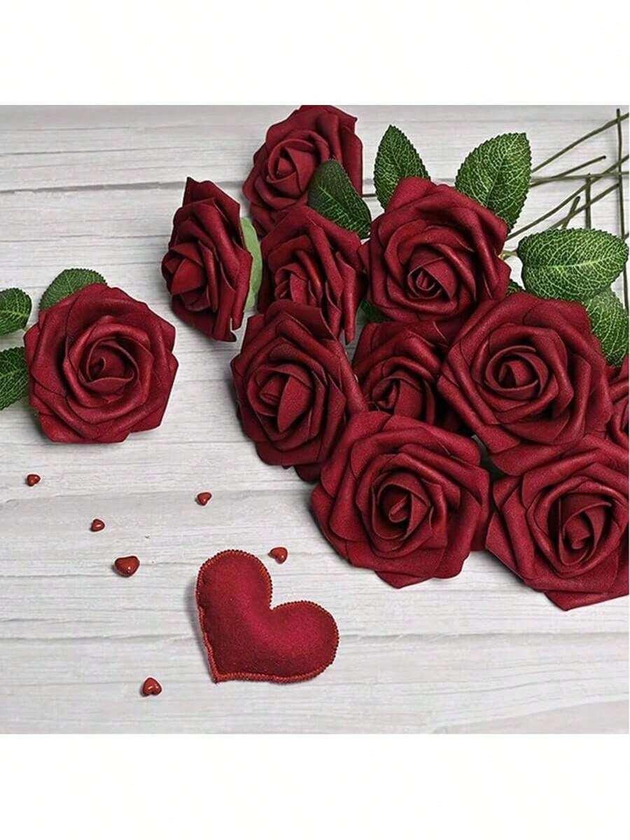 SHEIN SZTUCZNY KWIAT RÓŻA 1 SZT S07__23CM