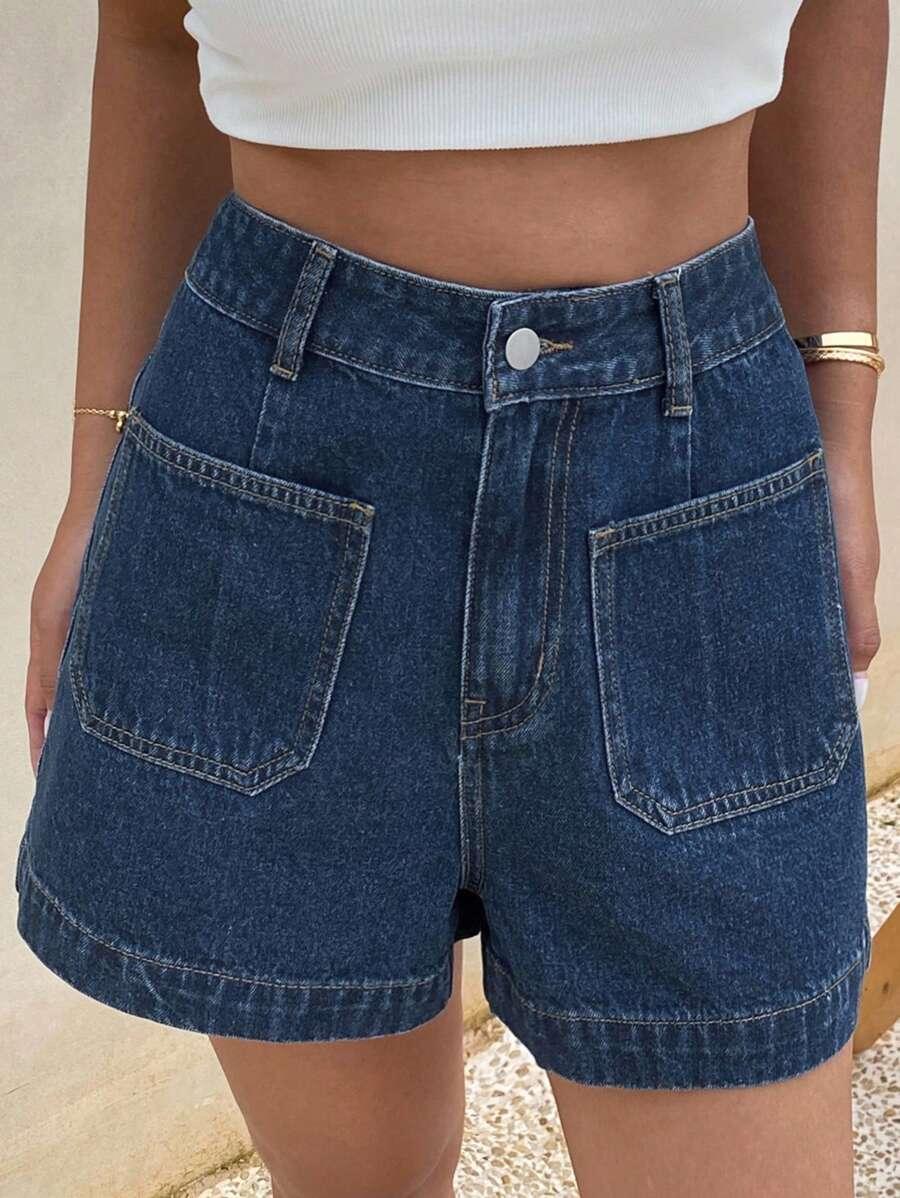 DAZY NIEBIESKIE SPODENKI JEANS S06__S