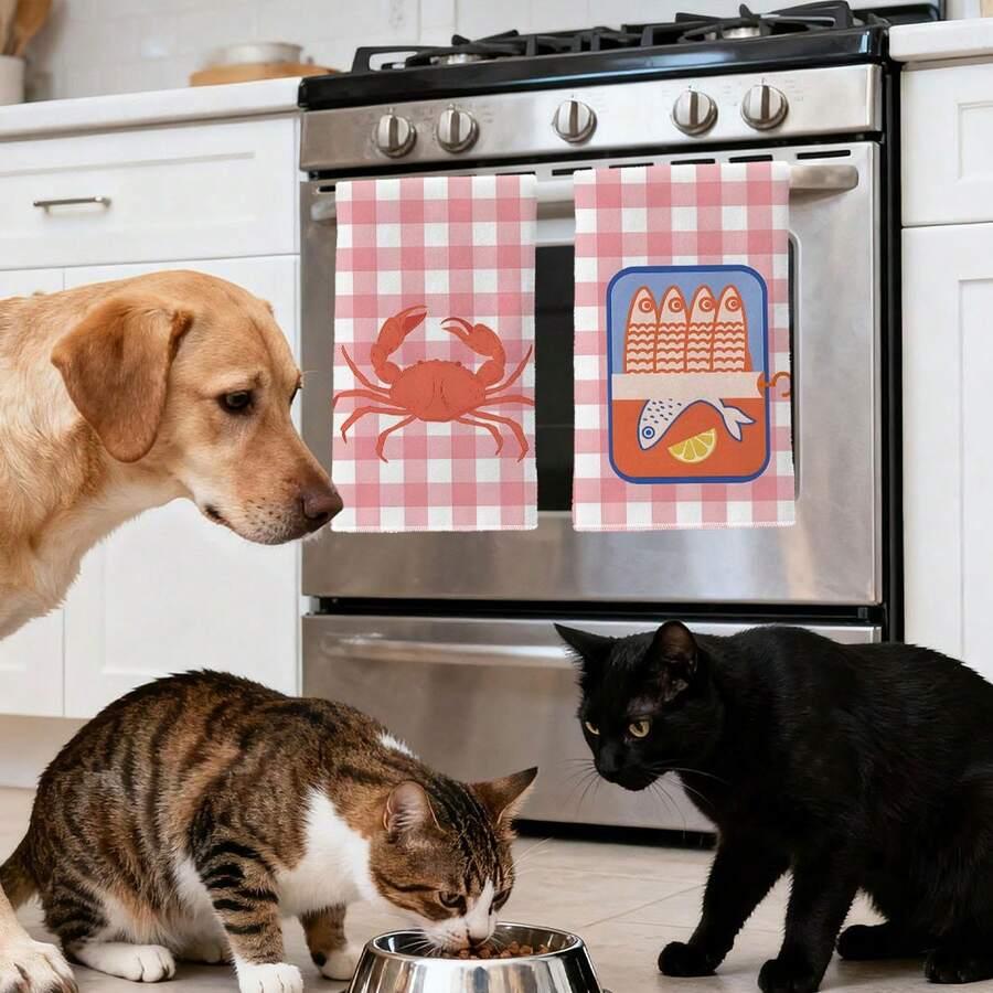 SHEIN RĘCZNIK KUCHENNY 2-PACK S07__40X60CM