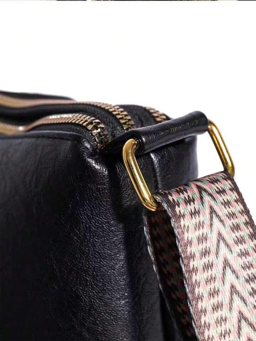 SHEIN CZARNA TOREBKA IMITACJA SKÓRY S07__9,5X15X25CM