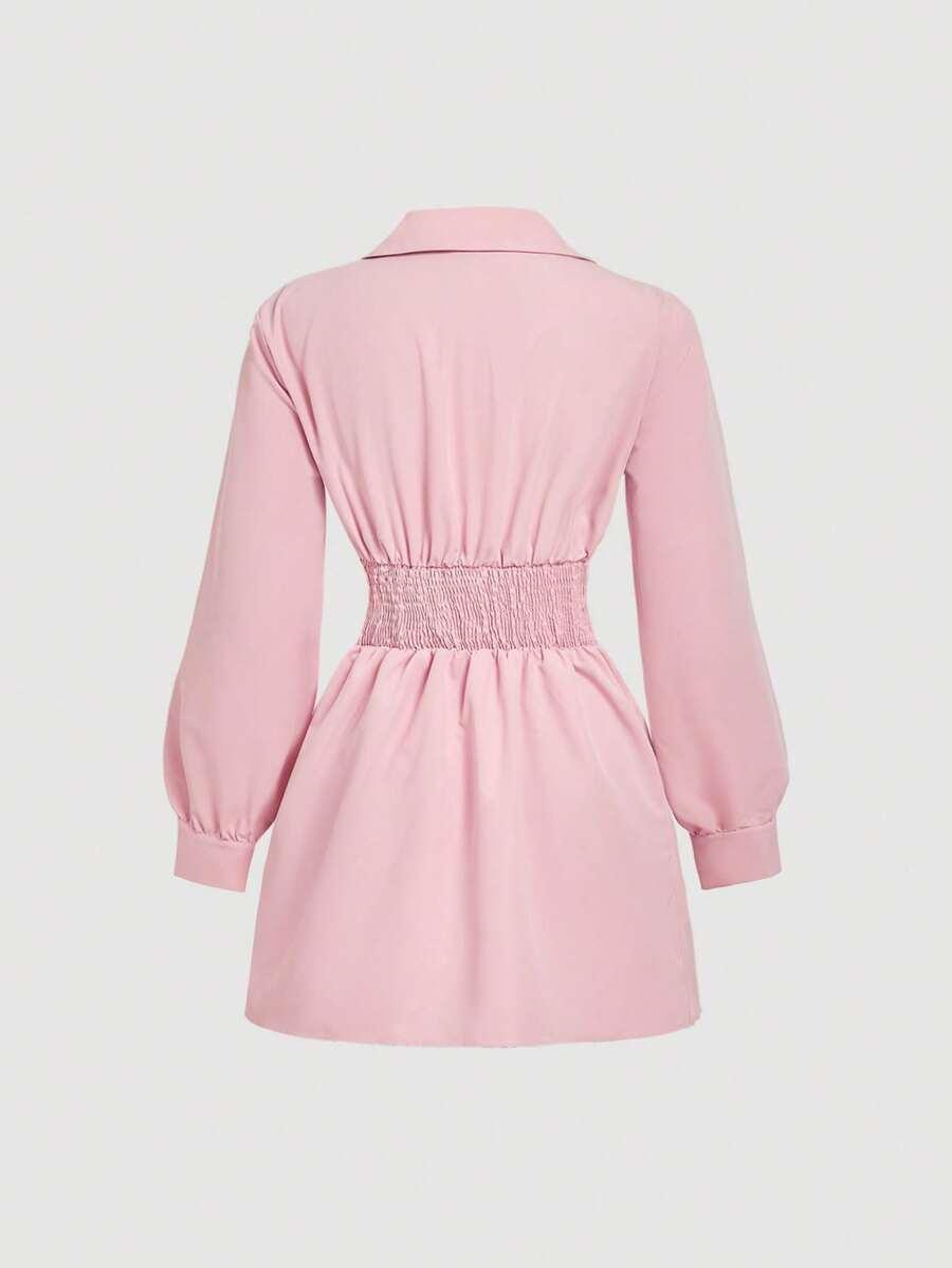 SHEIN RÓŻOWA MINI SUKIENKA S06__M