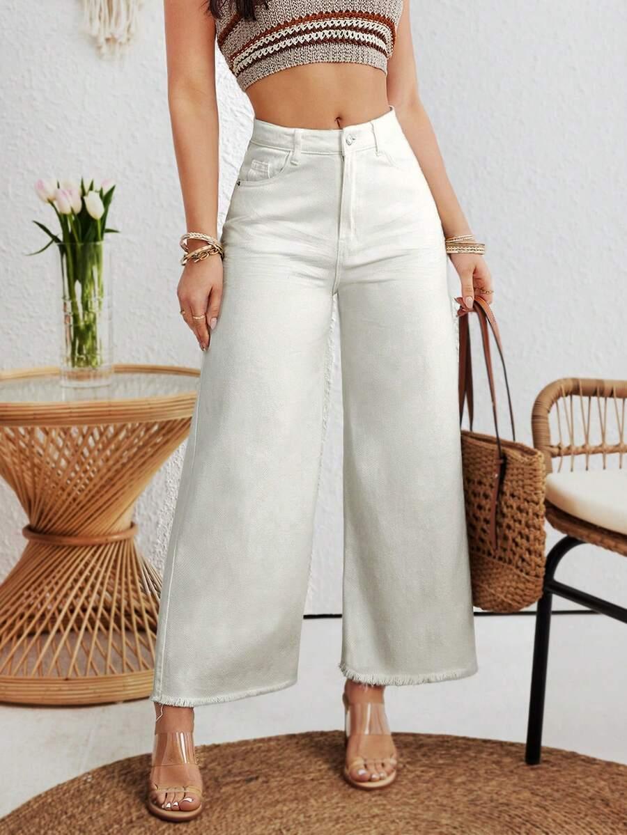 BREEZAYA BEŻOWE SPODNIE JEANS S09__W32/XL