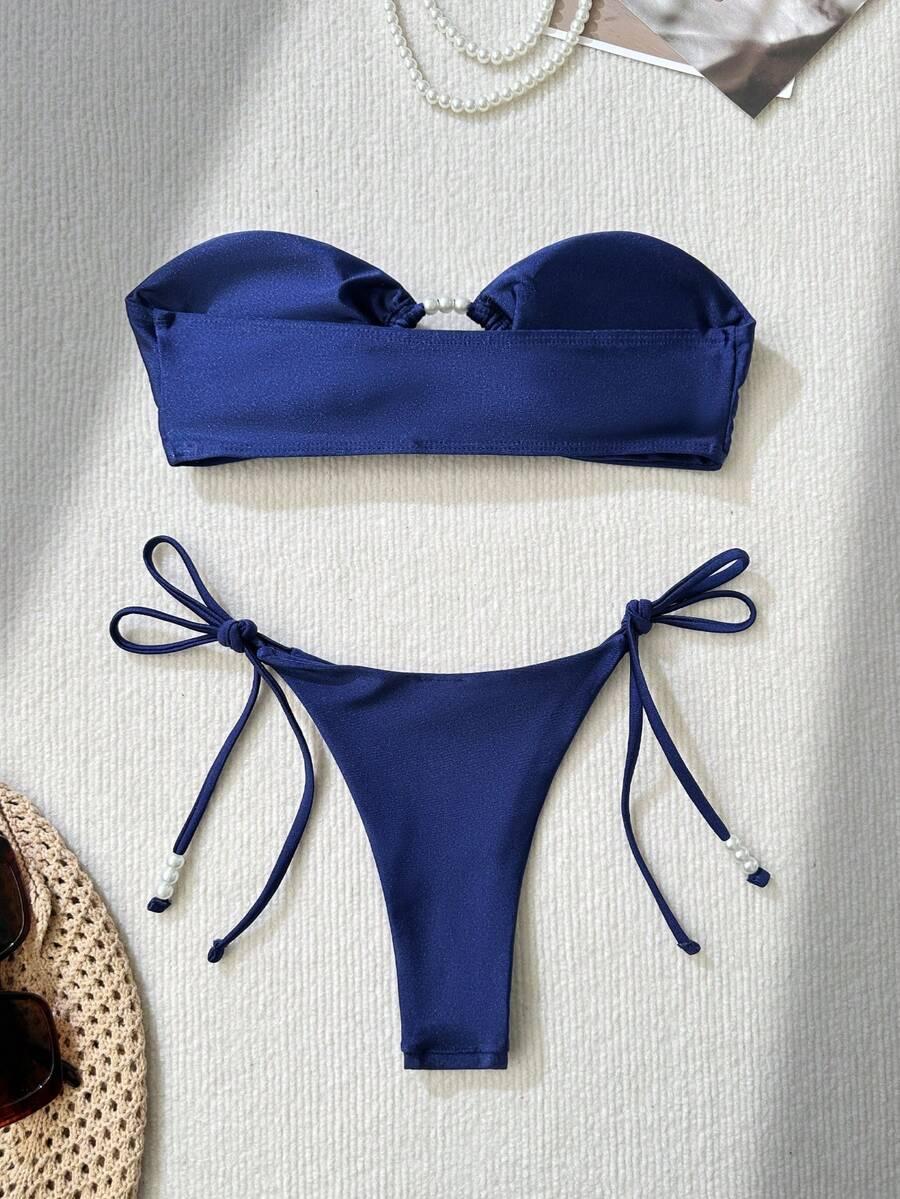 SHEIN DWUCZĘŚCIOWY STRÓJ KĄPIELOWY S09__M