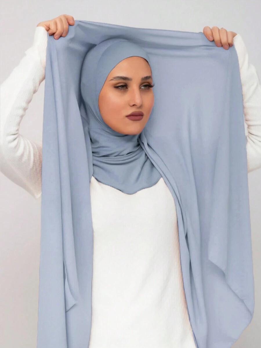 SHEIN NIEBIESKA CHUSTA NA GŁOWĘ S07