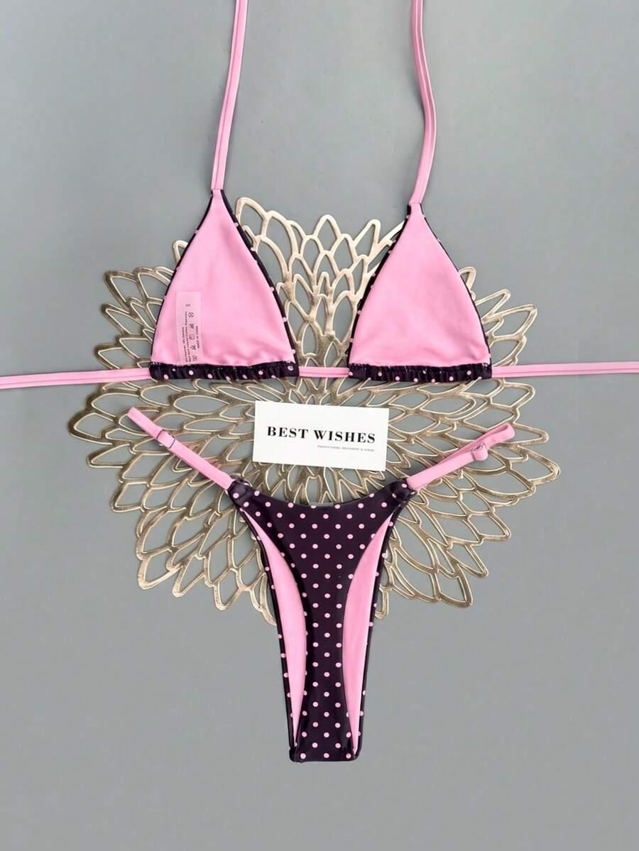 SHEIN DWUCZĘŚCIOWY STRÓJ KĄPIELOWY S09__M