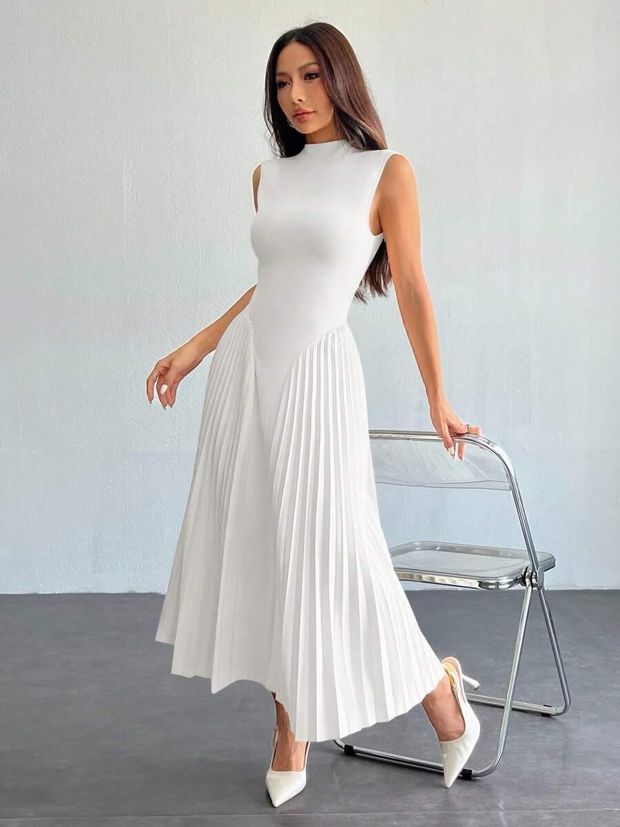 SHEIN BIAŁA MAXI SUKIENKA S06__XS