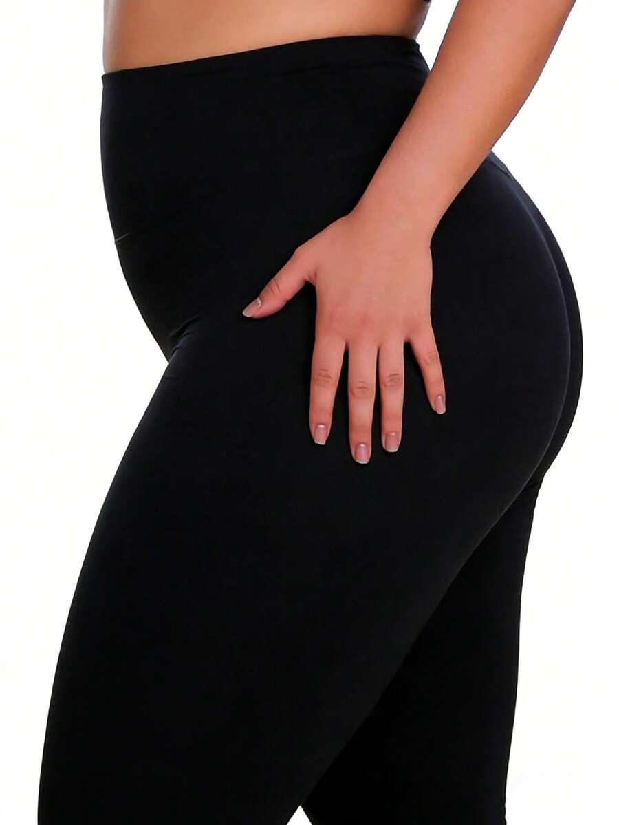 SHEIN CZARNE LEGGINSY 2-PACK S06__46