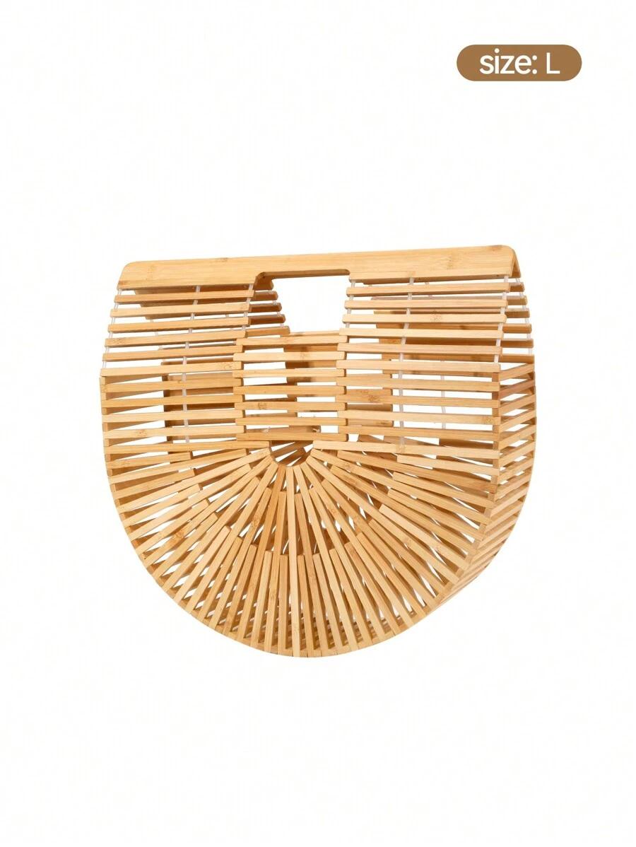 SHEIN BEŻOWA TOREBKA RĄCZKA S07__29X25,5