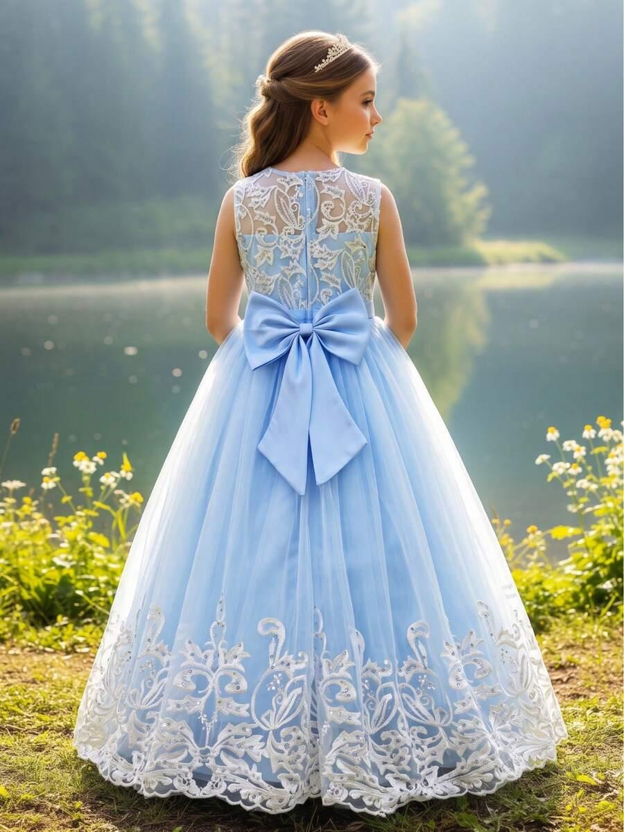 SHEIN NIEBIESKA SUKIENKA TIUL S06__160