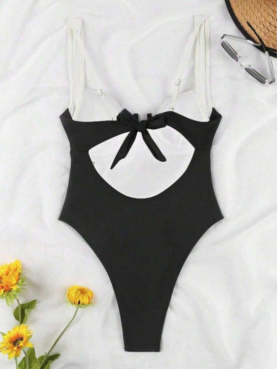 SHEIN JEDNOCZĘŚCIOWY STRÓJ KĄPIELOWY S09__XL
