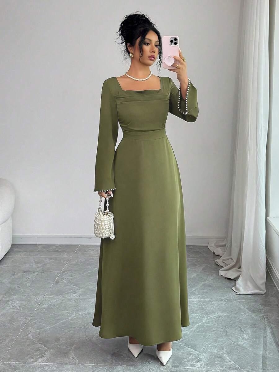 ELENZGA ZIELONA MAXI SUKIENKA S06__L
