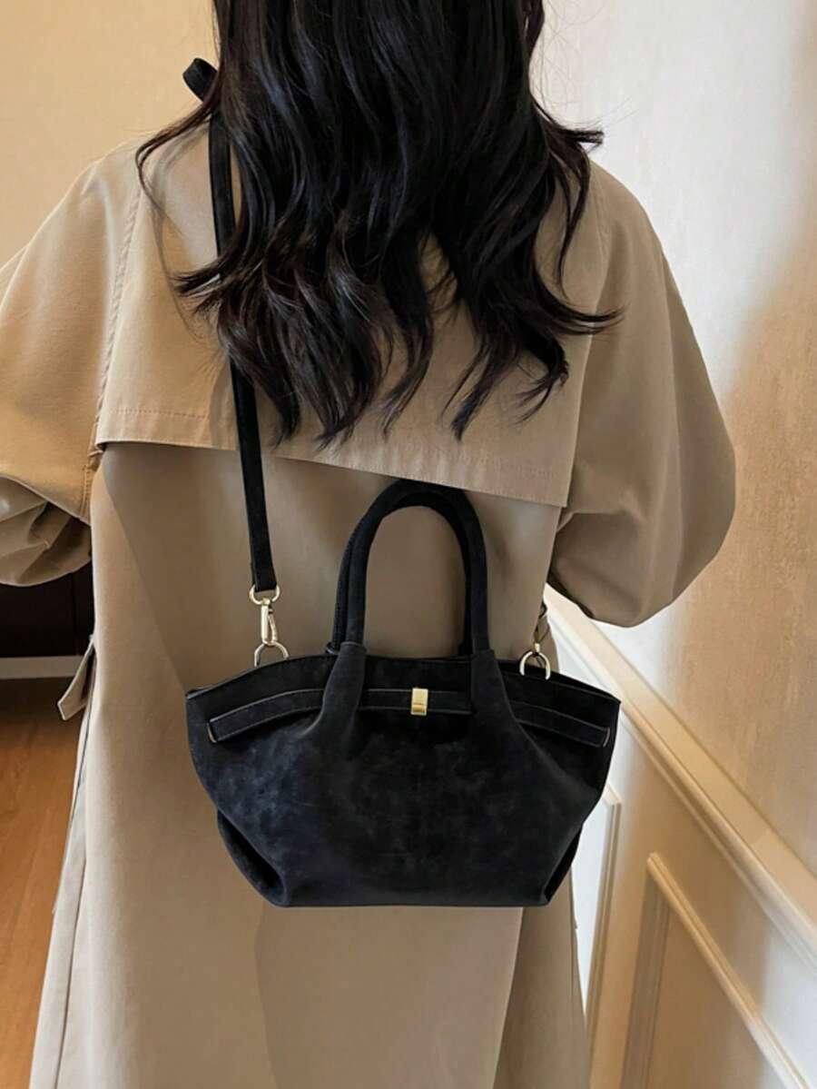 SHEIN CZARNA TOREBKA NA RAMIĘ S07__30X16X10