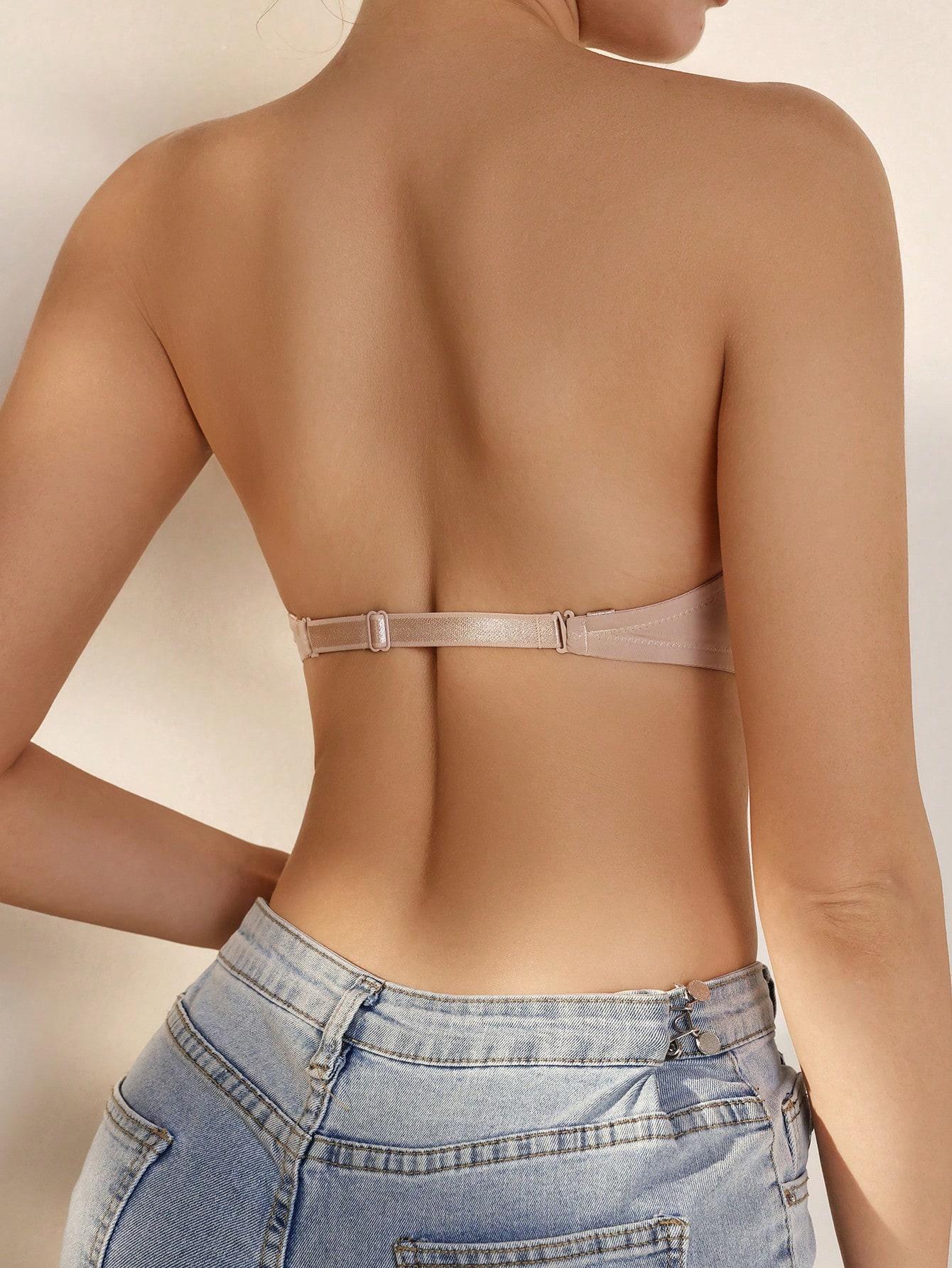 SHEIN BEŻOWY BIUSTONOSZ PUSH-UP S06__80B