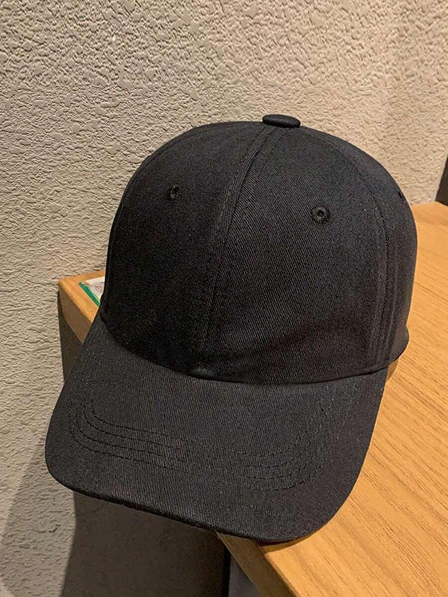 SHEIN CZARNA CZAPKA Z DASZKIEM S07__OS