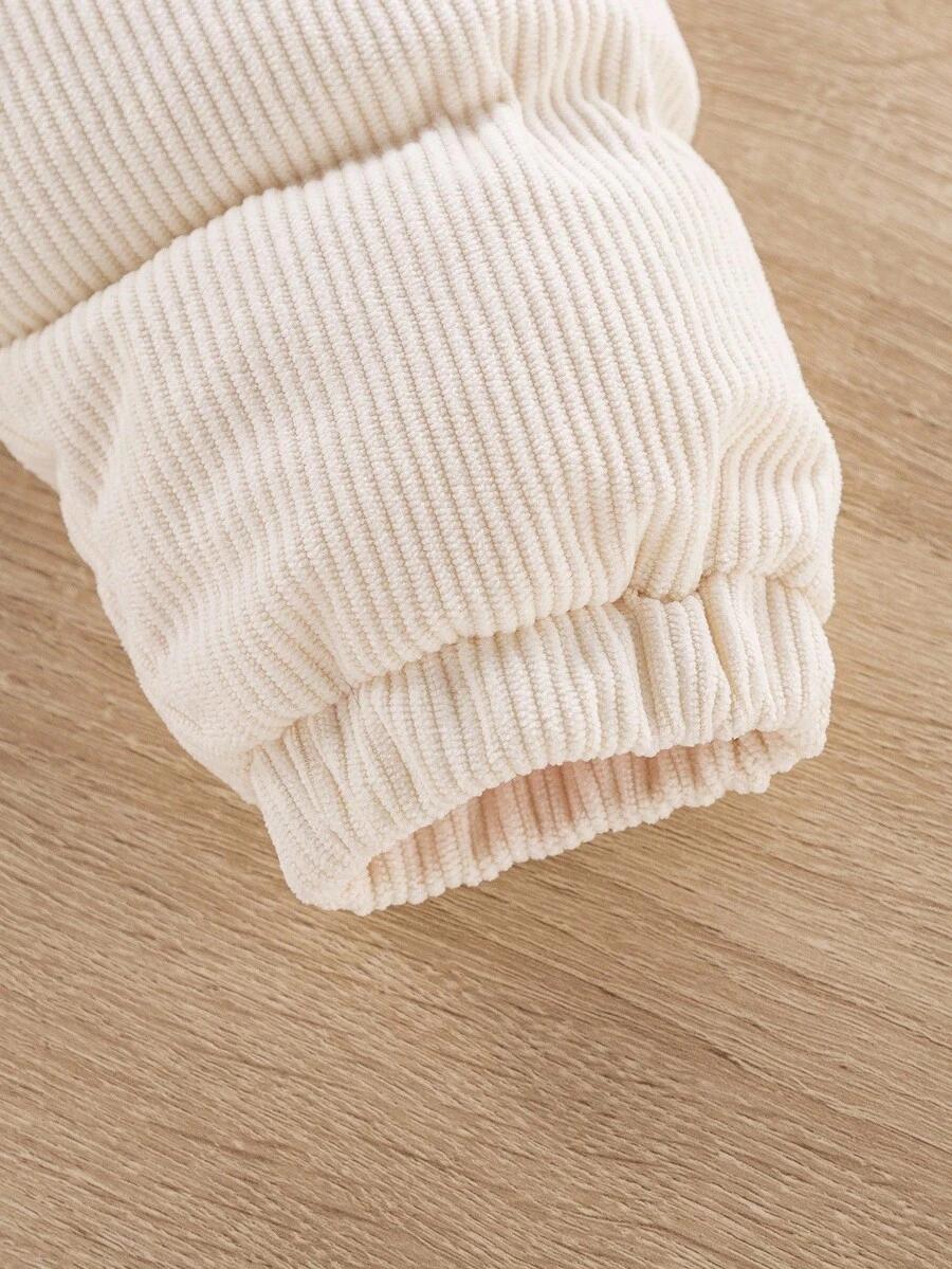 SHEIN KREMOWA SZTRUKSOWA KURTKA W01__116-122