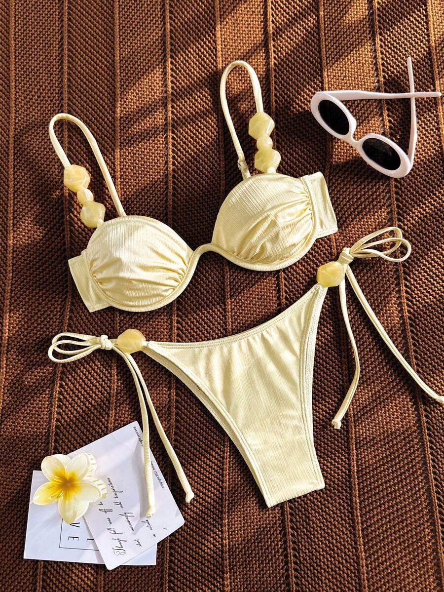 SHEIN DWUCZĘŚCIOWY STRÓJ KĄPIELOWY S09__M