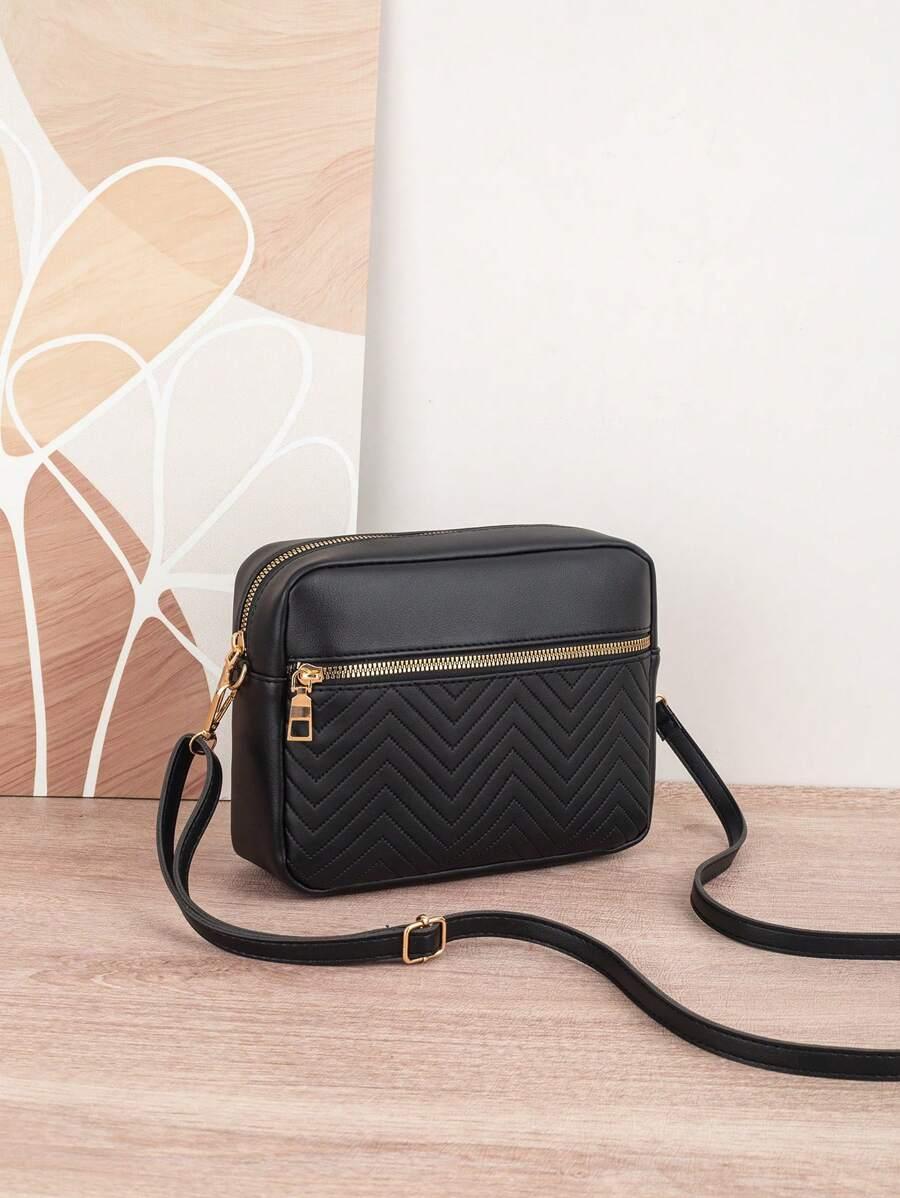 SHEIN CZARNA TOREBKA 16X24CM S07__16X24
