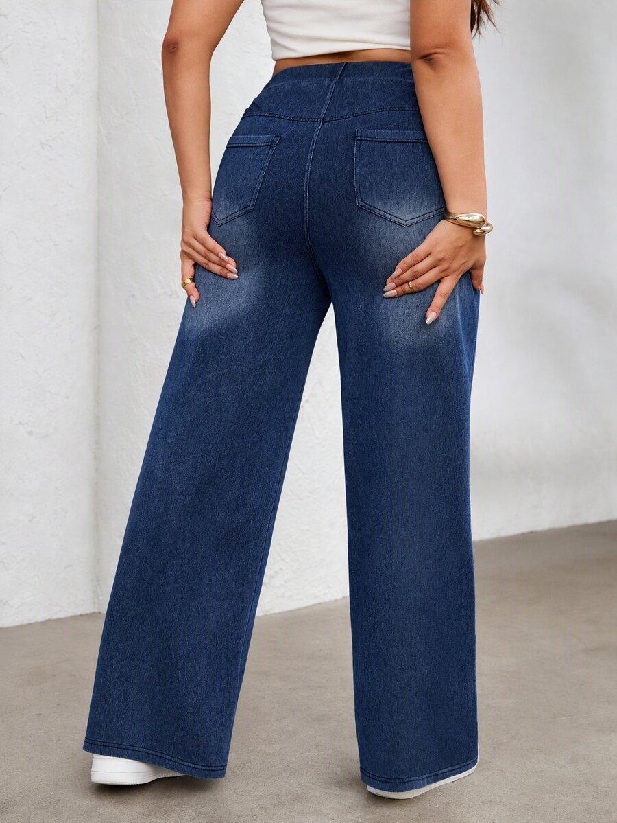 FLEXRA NIEBIESKIE SPODNIE JEANS S06__48